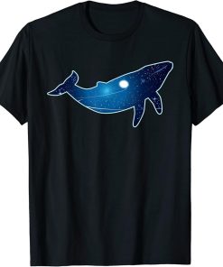 Humpback whale in Space | Funny Beluga Orca Blue whale T-Shirt