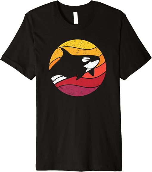 Orca Retro Style Vintage Premium T-Shirt