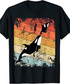 Vintage Orca Whale Shirt, Retro Killer Whale T-Shirt